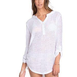 Billabong White Lovechild Tunic/Coverup